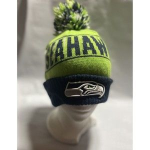 Seattle Seahawks Cuffed Beanie Knit Winter Cap Hat NFL New Era
